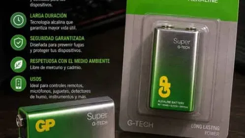• 📍 PILAS DE 9V:💲 (4 USD) Para alimentar el jucon y otras herramientas. ♦️AL