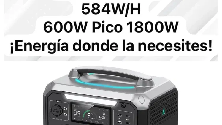 Estación de energía Ampace Andes 600 pico 1800w