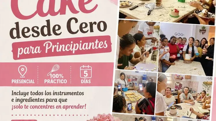 Cursos PRESENCIALES de Repostería para Principiantes