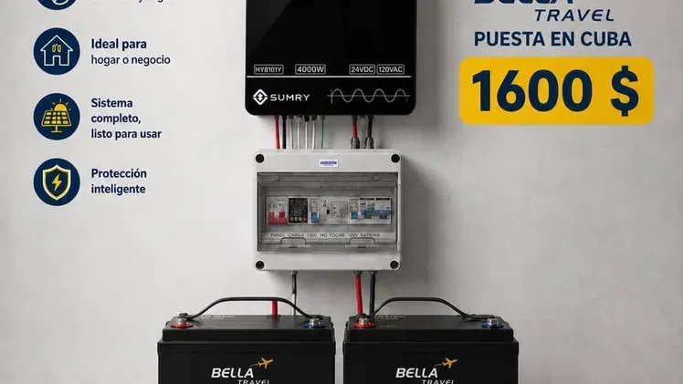 Kit Inversor Solar Bella Travel – Puesta en Cuba