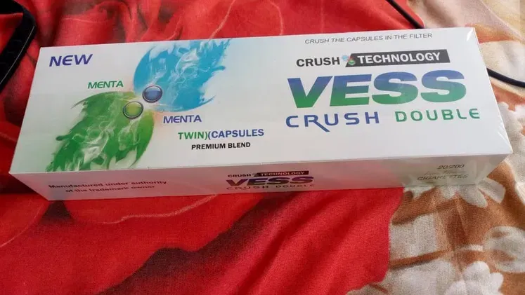 RUEDAS DE CIGARROS SUAVE DE MENTA DOBLE CAPSULA MARCA VESS