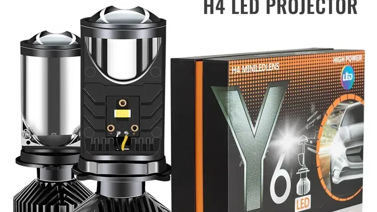 Bombillos led h4 tipo lupas y6