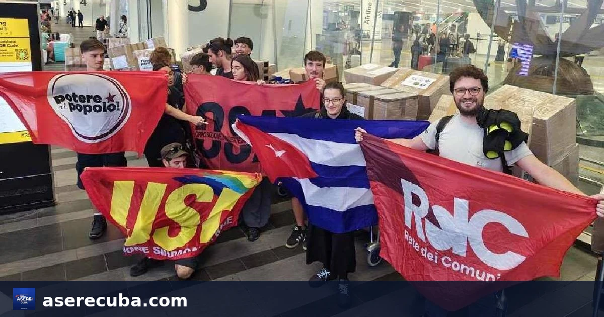 Italianos de izquierda celebran el centenario de Fidel Castro en Cuba